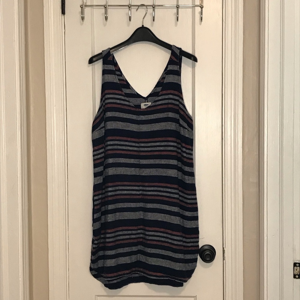 Linen Tunic Shift Dress